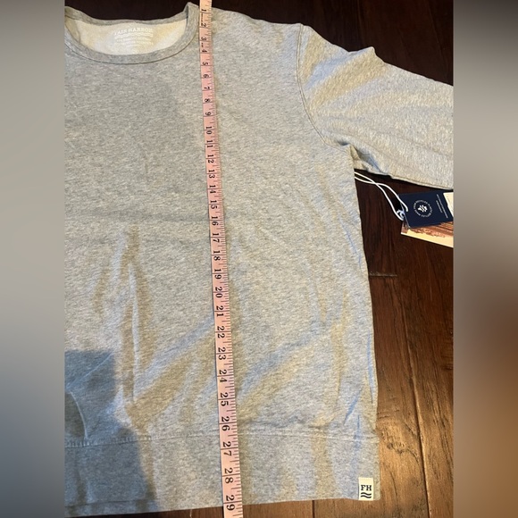 NWT Fair harbor The Saltaire Crewneck Gray 2X - Picture 6 of 6
